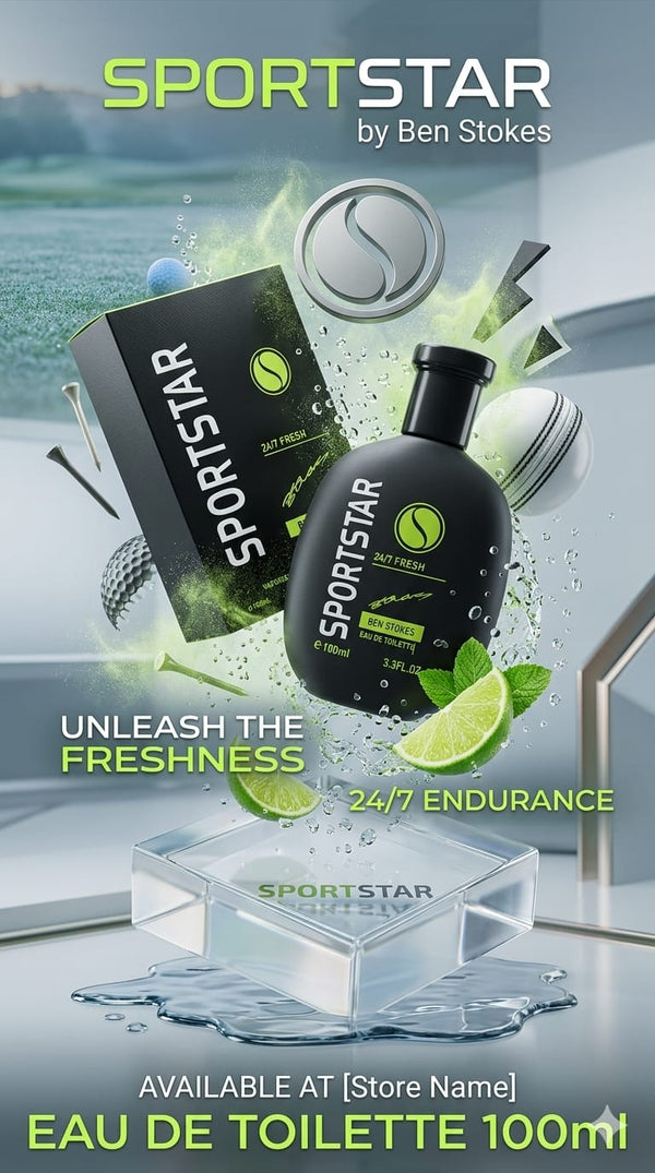 Sportstar Eau de Parfum – Fresh & Energetic Long Lasting Fragrance