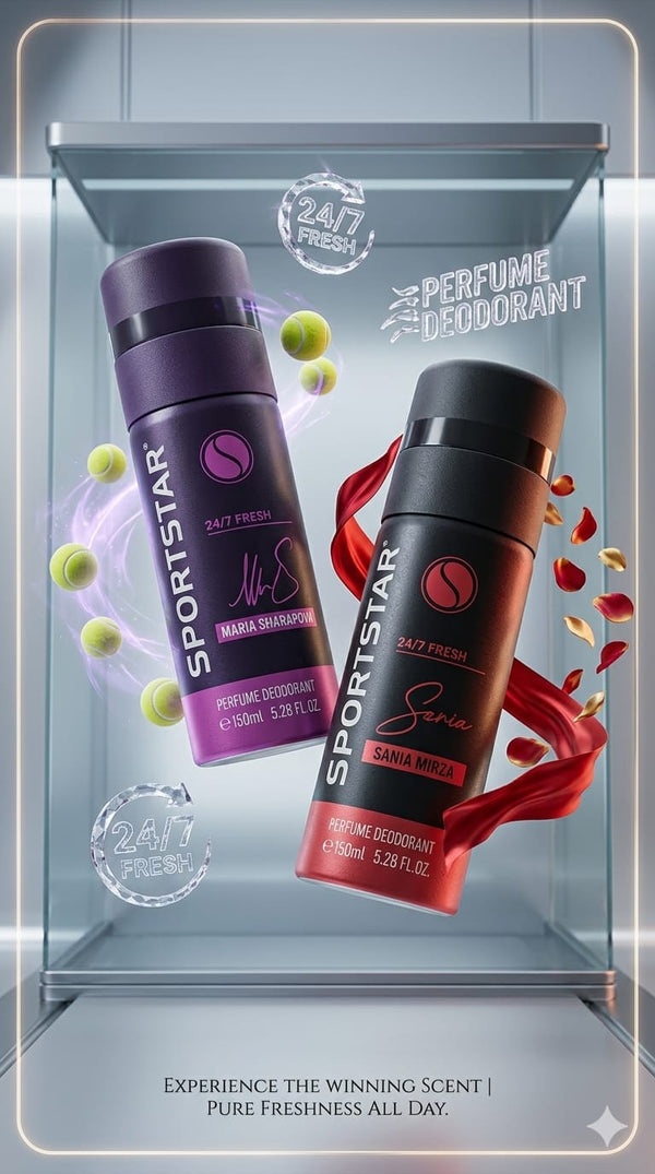 Sportstar 24/7 Fresh Perfume Deodorant Collection